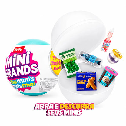 9x Cápsula Surpresa Mini Brands Mini Minis Fill The Fridge